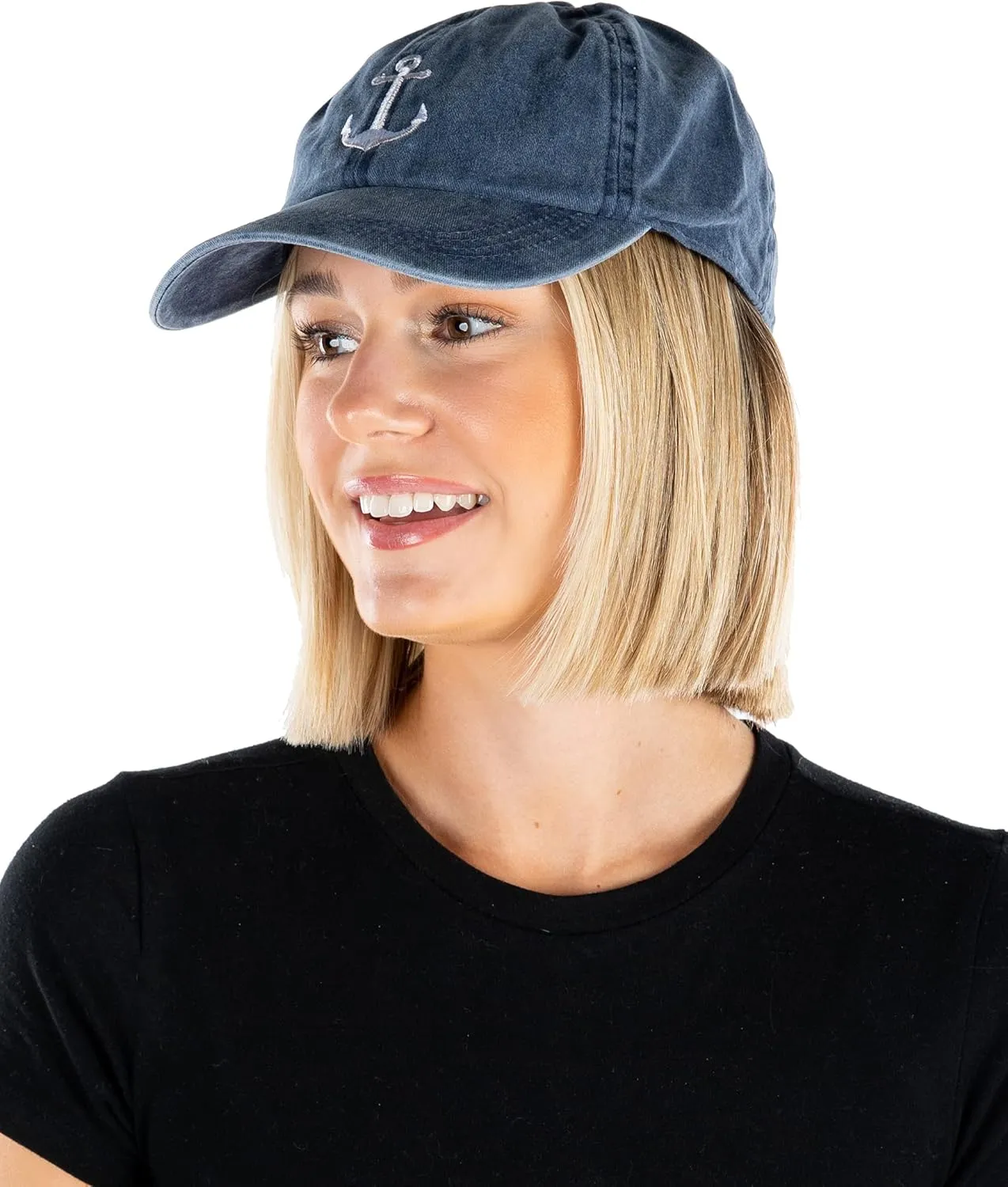 Funky Junque Comfortable Dad Hat with Adjustable Tuck Strap, 100 Percent Cotton