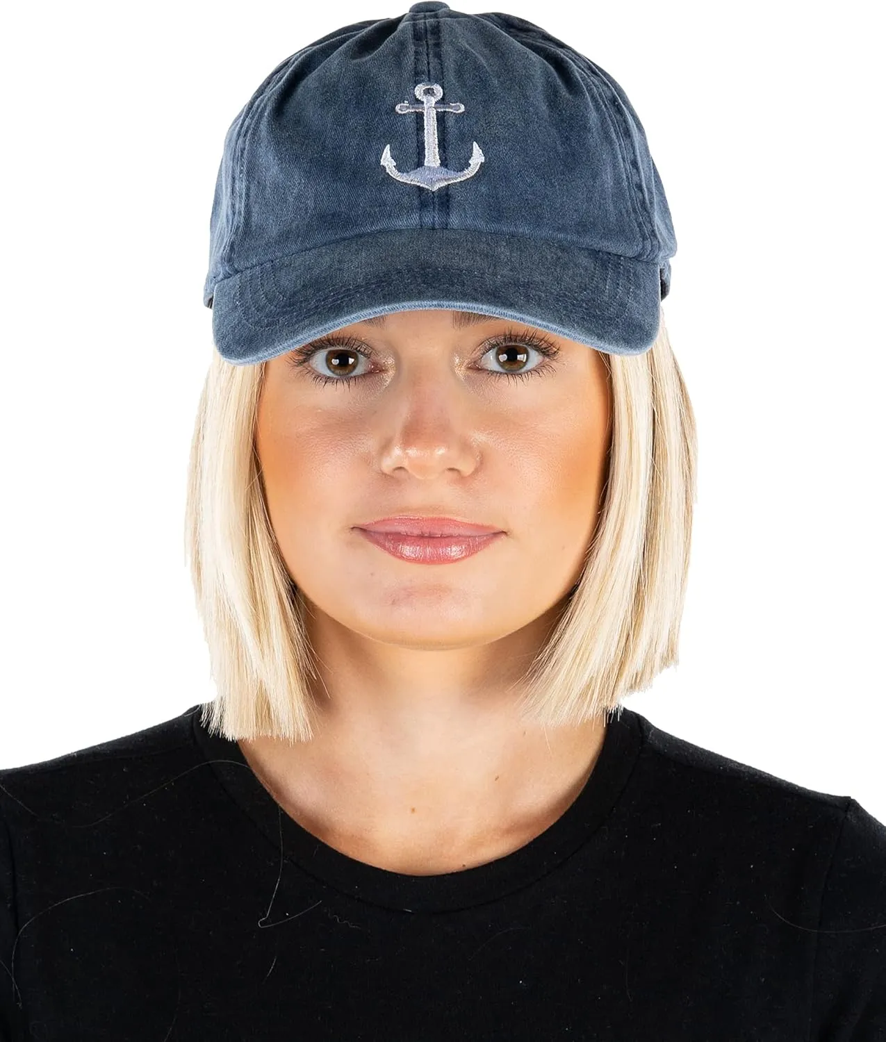 Funky Junque Comfortable Dad Hat with Adjustable Tuck Strap, 100 Percent Cotton