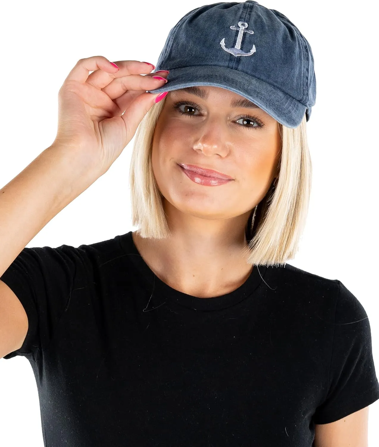 Funky Junque Comfortable Dad Hat with Adjustable Tuck Strap, 100 Percent Cotton
