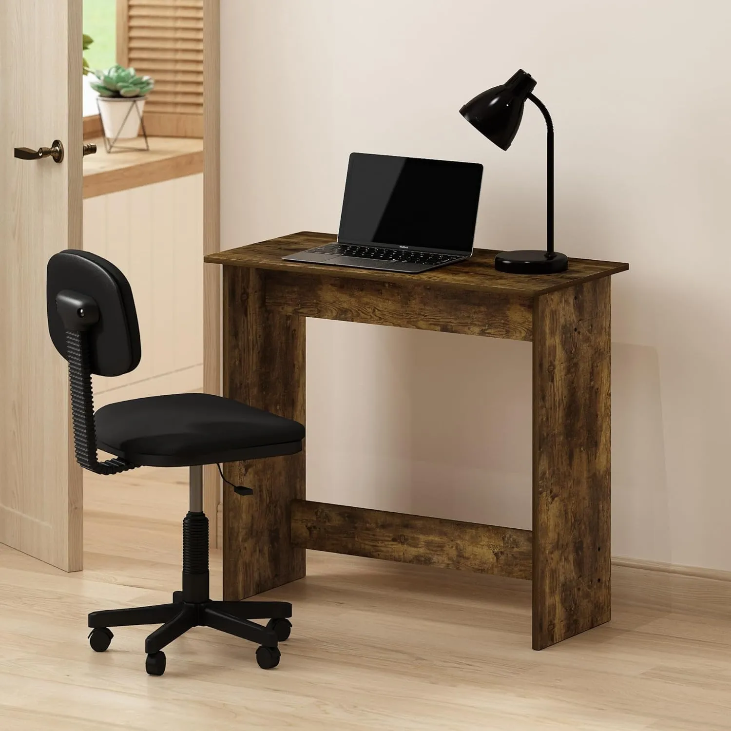 Furinno Simplistic Study Table, Amber Pine