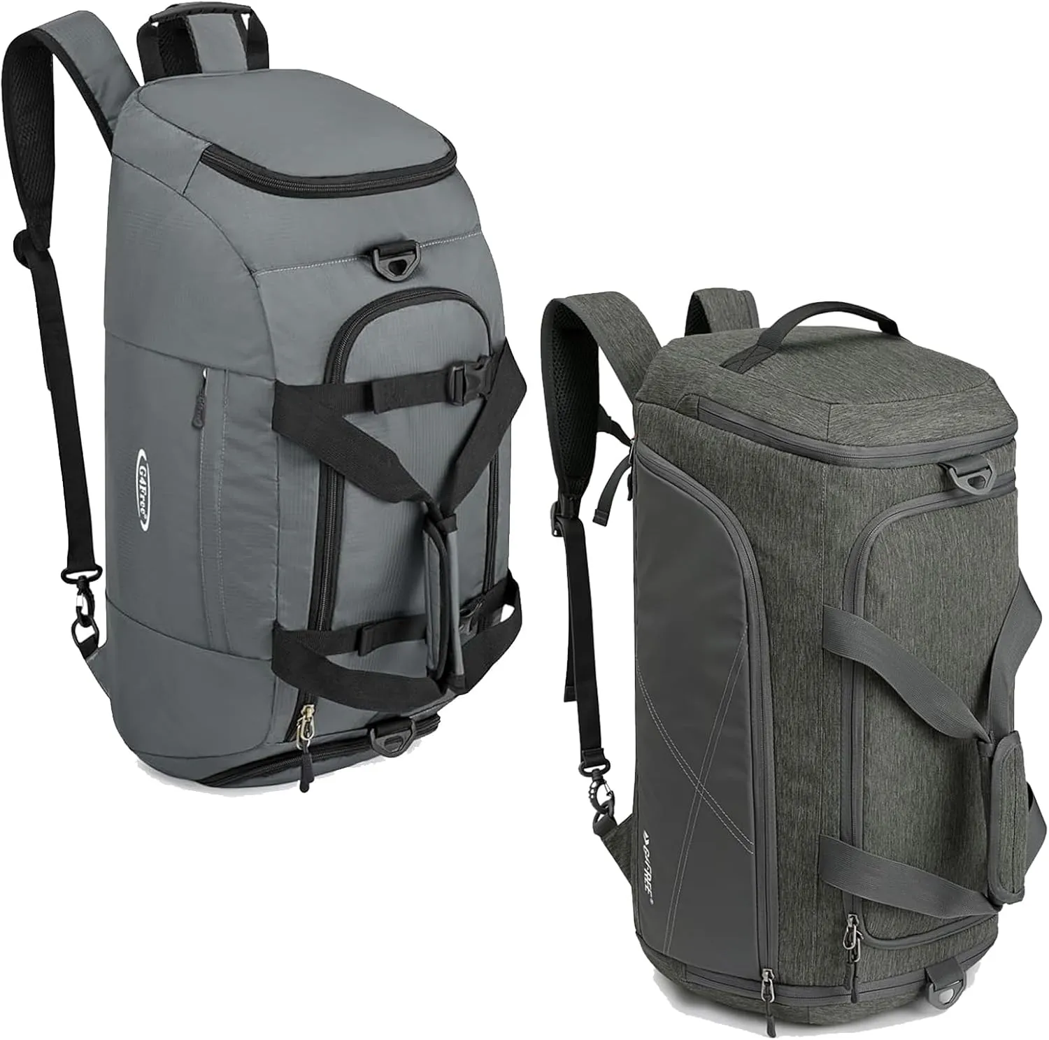 G4Free 40L 3-Way Duffle Backpack Gym Bag with 45L 3-Way Duffle Backpack Gym Bag