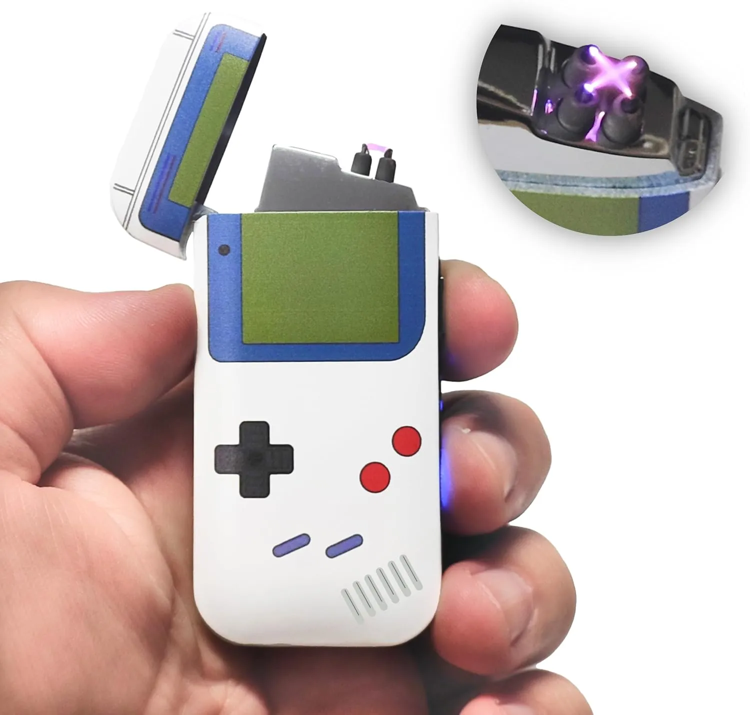 Game Console Arc Lighter - Windproof & USB Rechargeable Game Console Design Arc Lighter. Gift for Friend.(Modern Style)