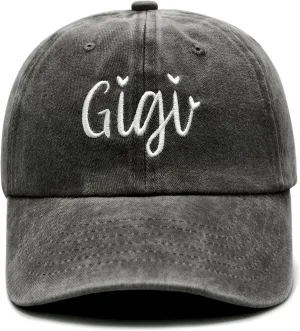 Gigi Gifts for Grandma, Mothers Day Christmas Birthday Gifts for Gigi from Grandkids-Adjustable Baseball Caps