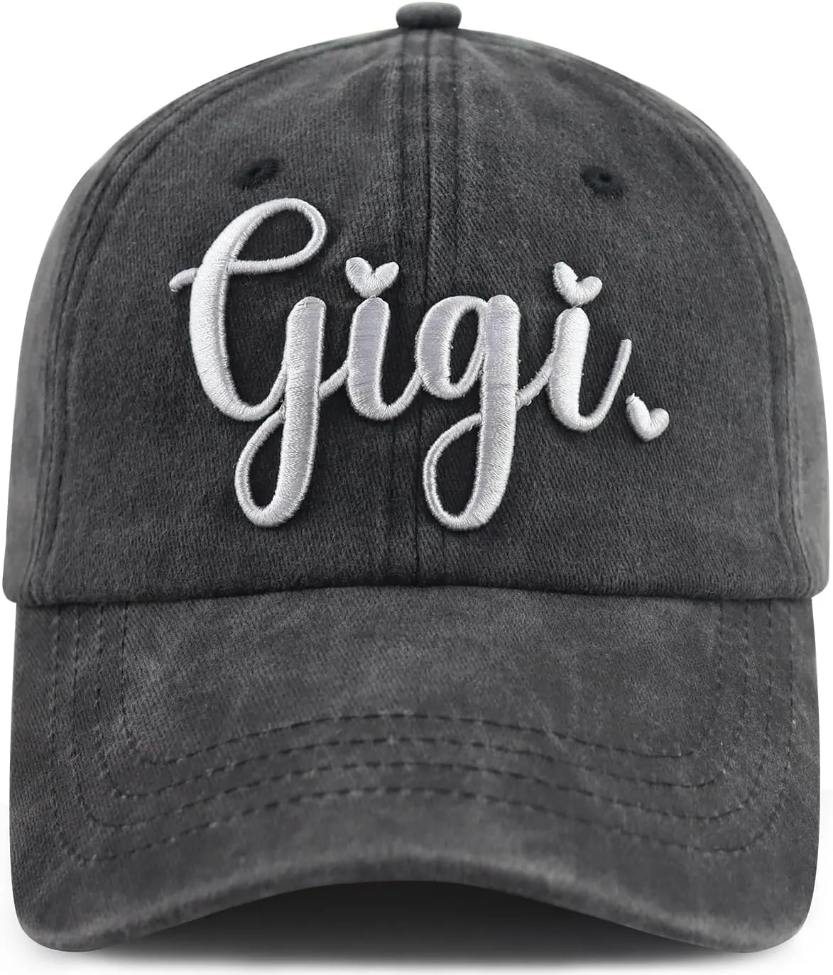 Gigi Hat for Women Grandma, Funny Adjustable Cotton Embroidered Best Grandmother Baseball Cap