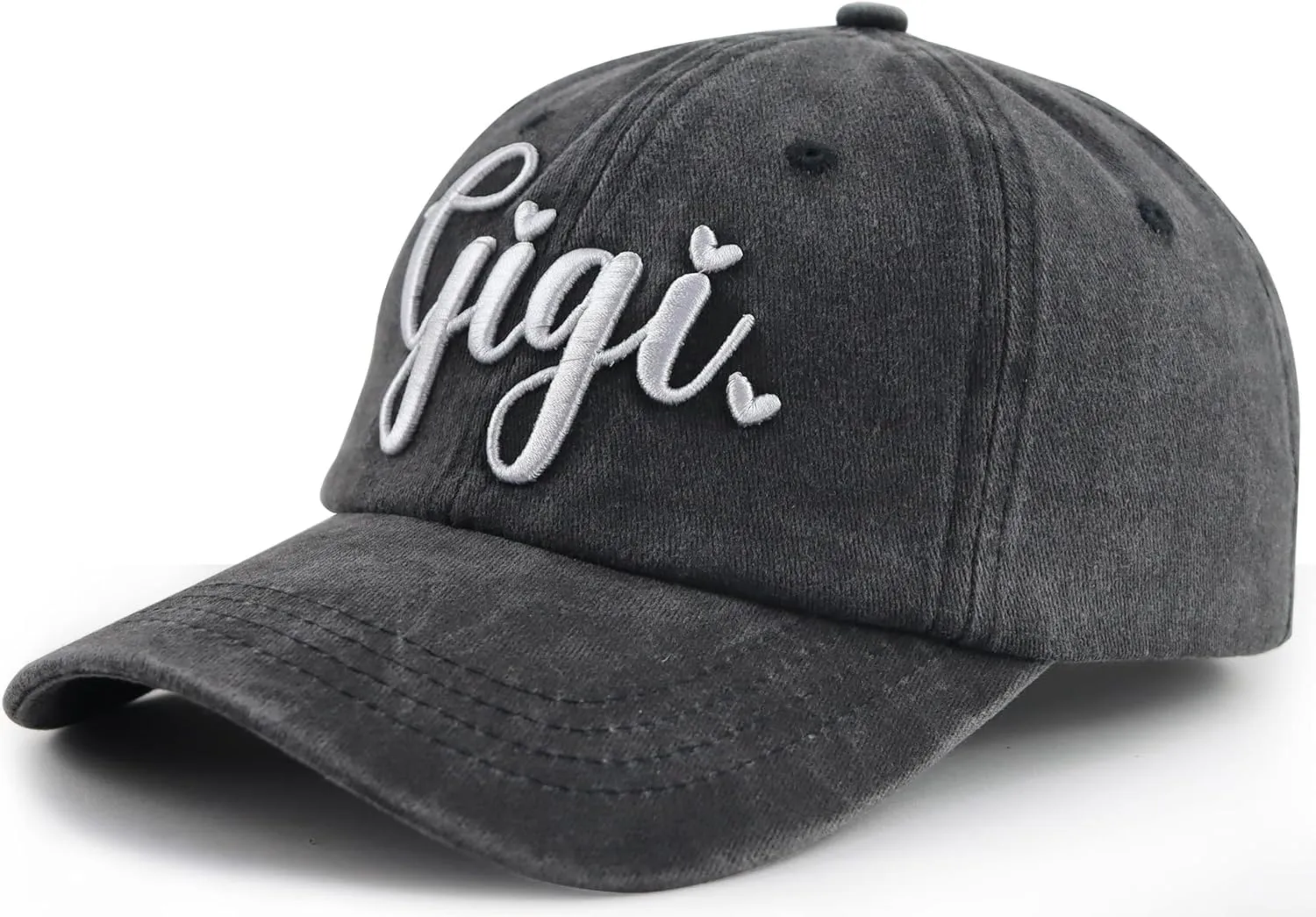 Gigi Hat for Women Grandma, Funny Adjustable Cotton Embroidered Best Grandmother Baseball Cap