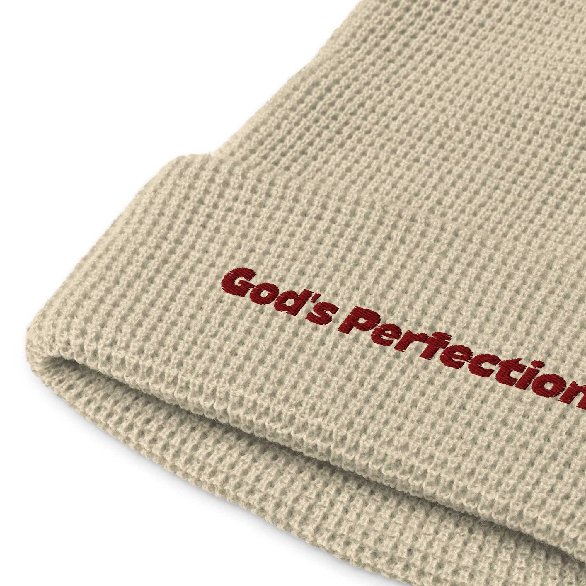 God's Perfection Waffle Beanie