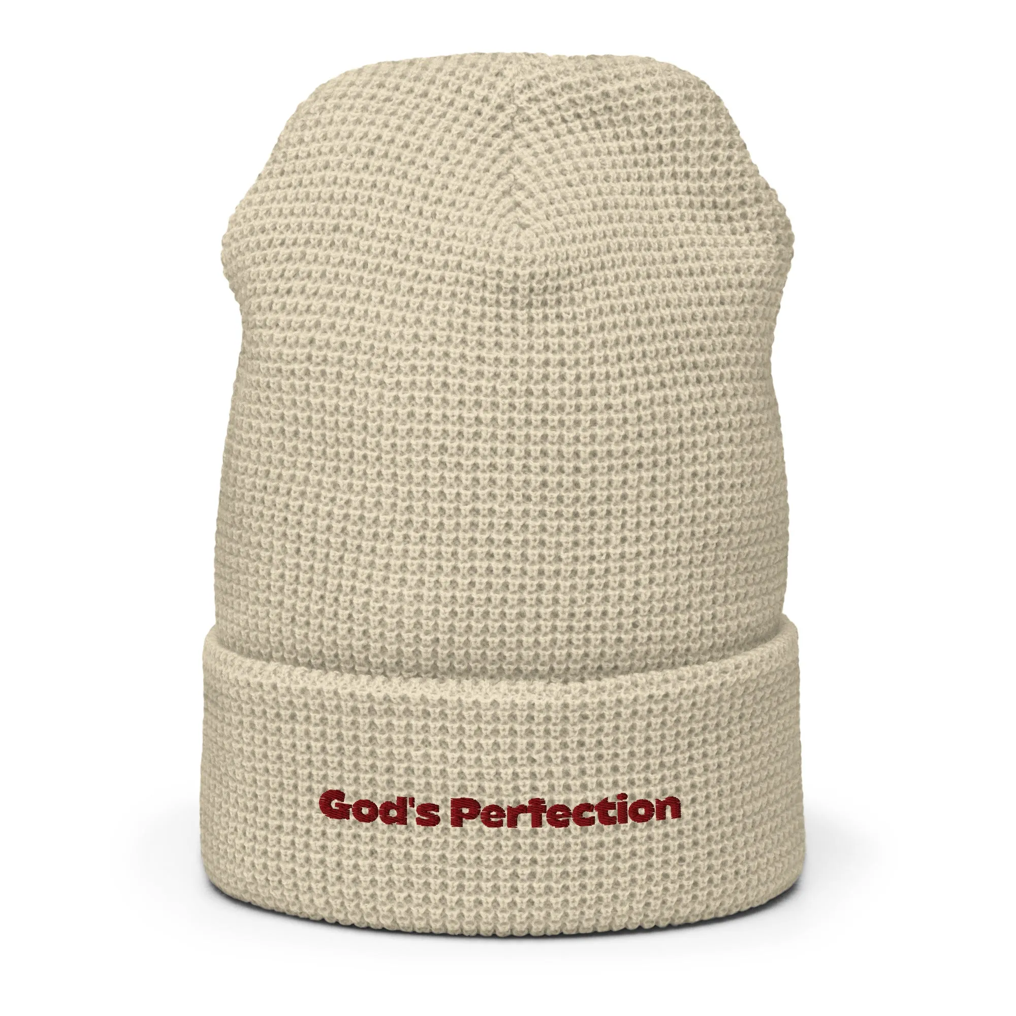 God's Perfection Waffle Beanie