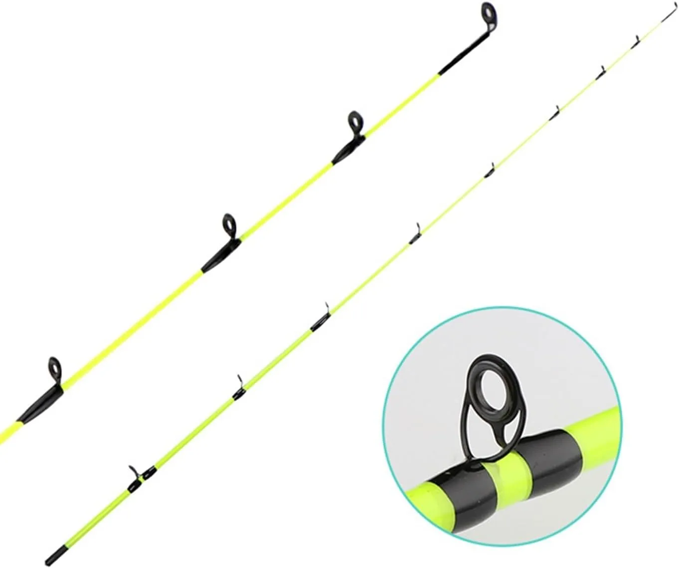 GRFIT Fishing Rod Carbon Fiber/Glass Fishing Rod, Swivel/Cast Fishing Rod, 1.6/1.8m, Reservoir, Pond, River, Lake, Boat/Raft Portable Fishing Rod