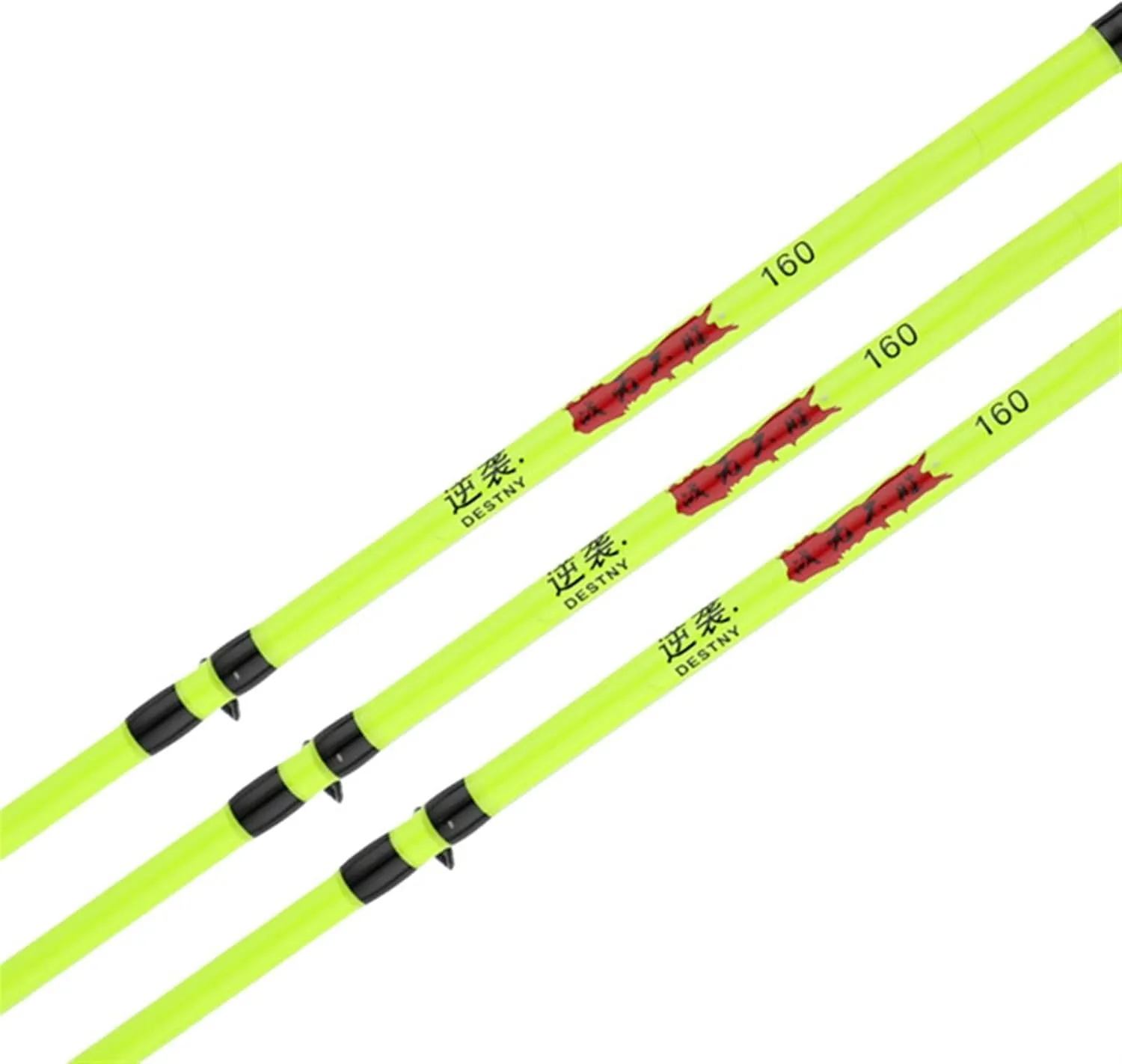GRFIT Fishing Rod Carbon Fiber/Glass Fishing Rod, Swivel/Cast Fishing Rod, 1.6/1.8m, Reservoir, Pond, River, Lake, Boat/Raft Portable Fishing Rod