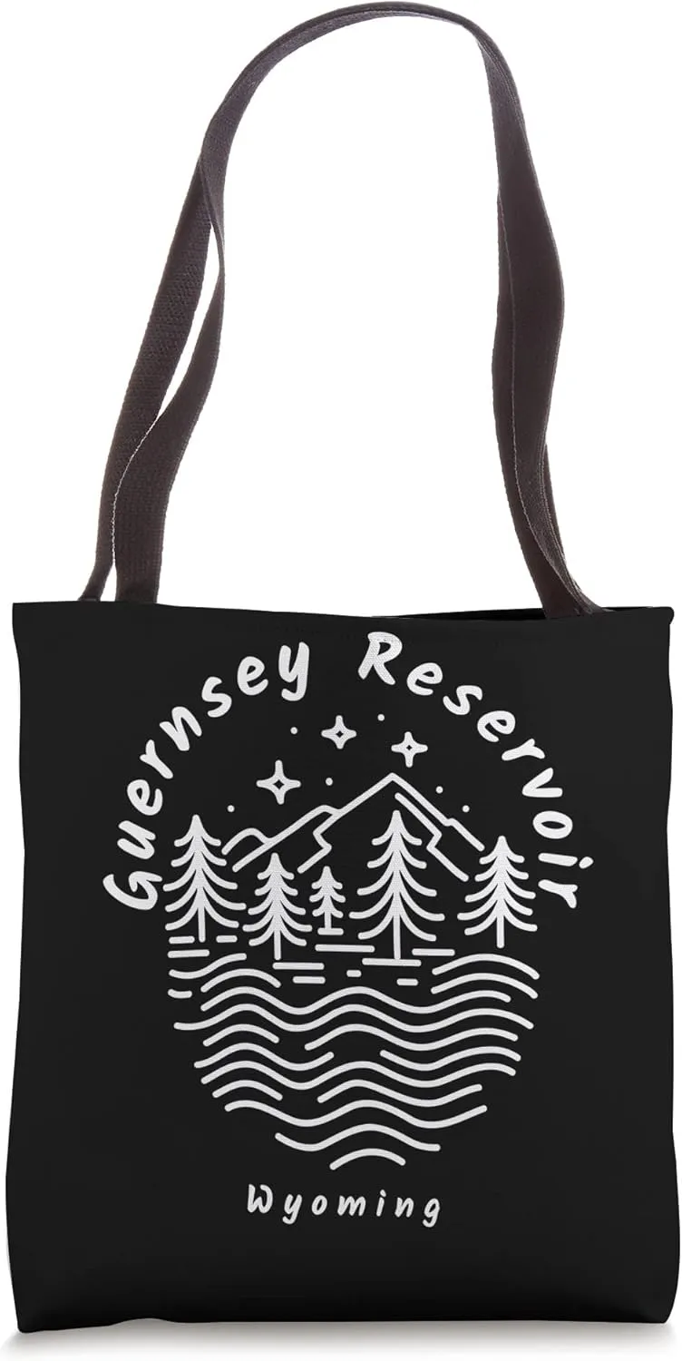 Guernsey Reservoir Wyoming Tote Bag