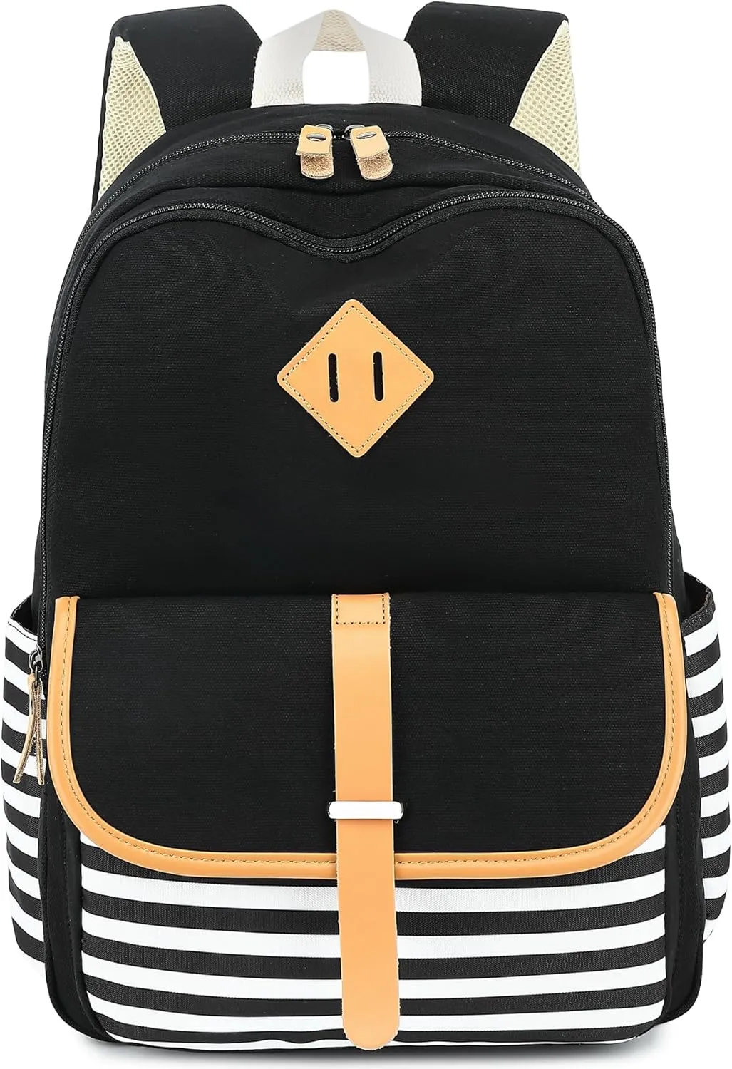 H HIKKER-LINK Laptop Backpack Stylish Casual Backpack Shoulder Bag Daypack Rucksack Pink