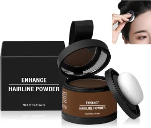 Hairbear Hair Filler, Hairbear Hair Filler Powder, Hairbear Hair Filler Fast&ful, Toselfwith Hair Color, Long Lasting Water Proof, Root Cover up, Hairline Shadow Powder-01 Ash Brown