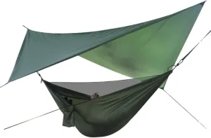 Hammock,camping Hammock,Hammock with Canopy, Sunshade, Anti-mosquito Net, Rainproof, Can Be Used by Two People, Suitable for Parks, Beaches and Camping and Other Outdoor Places(Army green)
