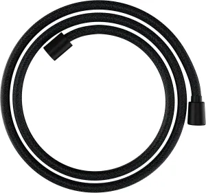 hansgrohe 28260670 DesignFlex Textile Matte Black Handshower Hose, 63-inch