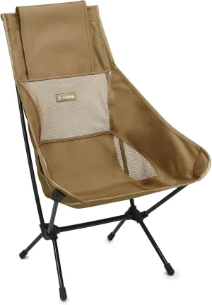 Helinox Chair Two Ultralight, High-Back, Collapsible Camping Chair, Coyote Tan