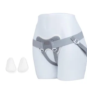 Hernia Belts for Men, Umbilical Hernia Belt, Left or Right Side Hernia Hernia Support Belt, with 4 Pressure Pads Buckle Fixing Suitable for Adults and Seniors(Small)
