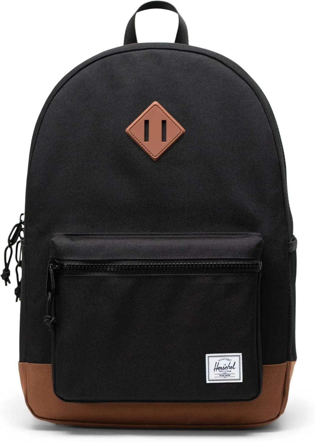 Herschel Supply Co. Heritage Backpack, Black/Saddle Brown (Limited Edition), Youth-26L