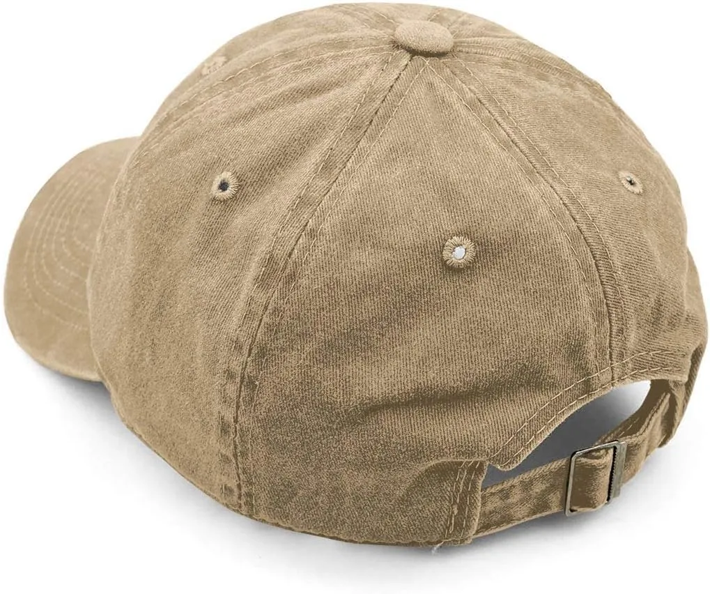 HHNLB Unisex Camping Hair Don t Care 1 Vintage Jeans Baseball Cap Classic Cotton Dad Hat Adjustable Plain Cap
