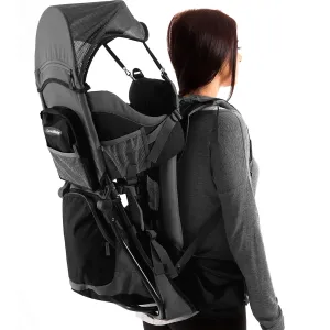Hiking Baby Carrier Backpack - Comfortable Toddler/Baby Backpack Carrier System with Diaper Change Pad, Insulated Pocket   Rain and Sun Hood to Protect Your Child