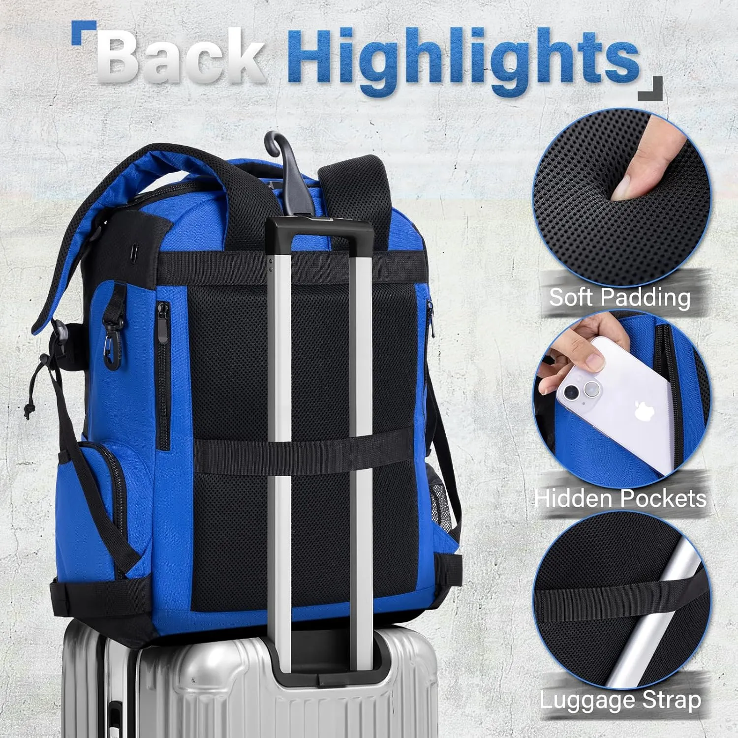 Himal Outdoors Lacrosse Bag with Helmet Storage- Premium Lacrosse Backpack with Two Stick Holder- Extra Large Separate Shoe Compartment-Zipper Pocket & Towel Ring and Padded Shoulder Straps