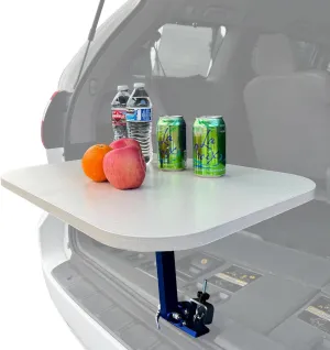 HKTE Car Tailgate Table for SUVs and Vans, Multi-Functional Folding Camping Table for Cars, Ideal for Outdoor Activities, Road Trip Travel, and Tailgating