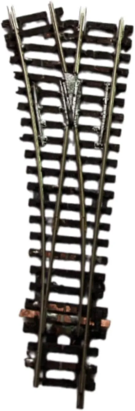 HO Scale Train Track Model 1/87, Educational, Toys Accessory, Rail Connection Train Model,Steering RC Railway Track Switch, Left Turn