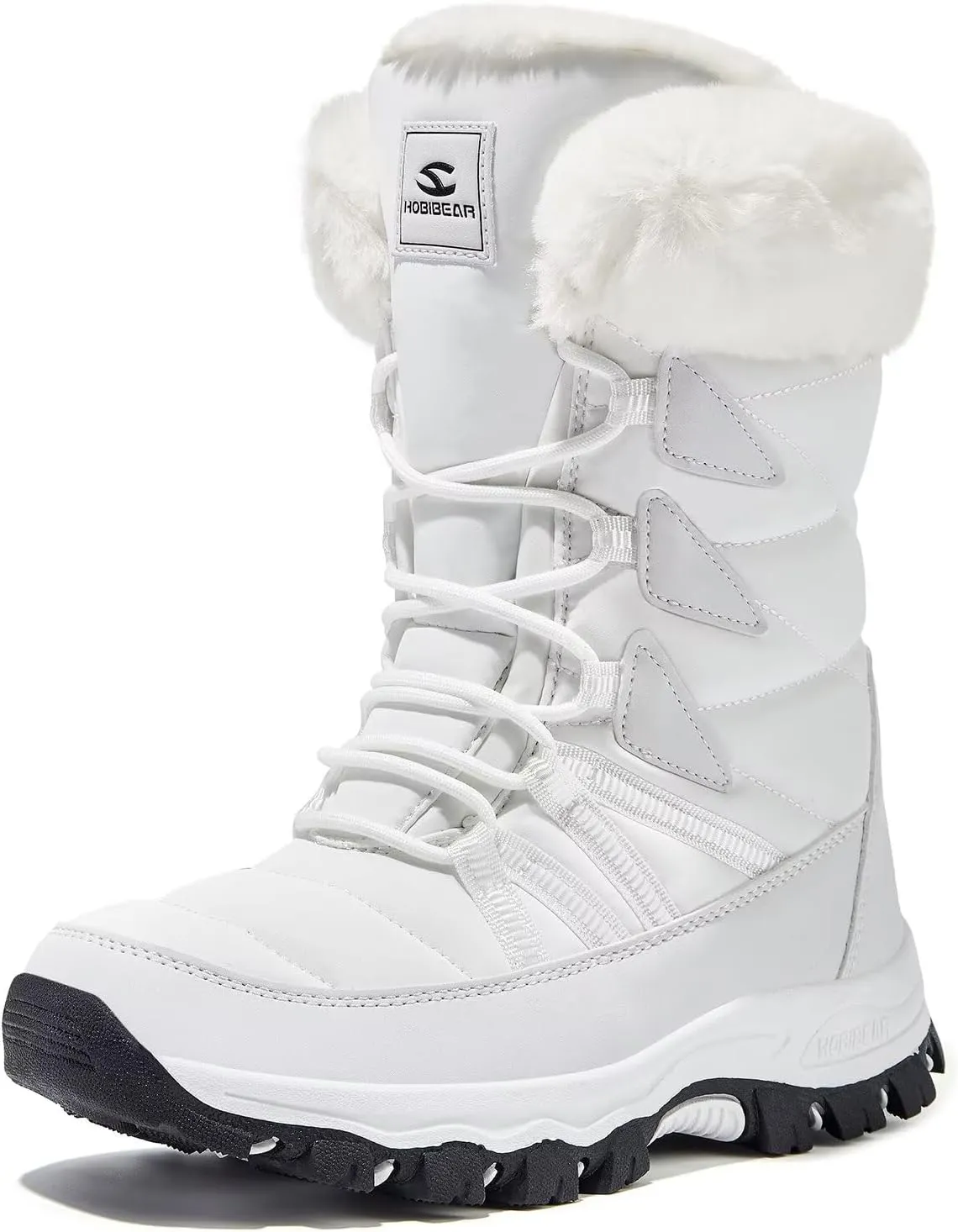 HOBIBEAR Women's Waterproof Winter Snow Boots Lightweight Anti-Slip Warm Outdoor Mid-Calf Booties