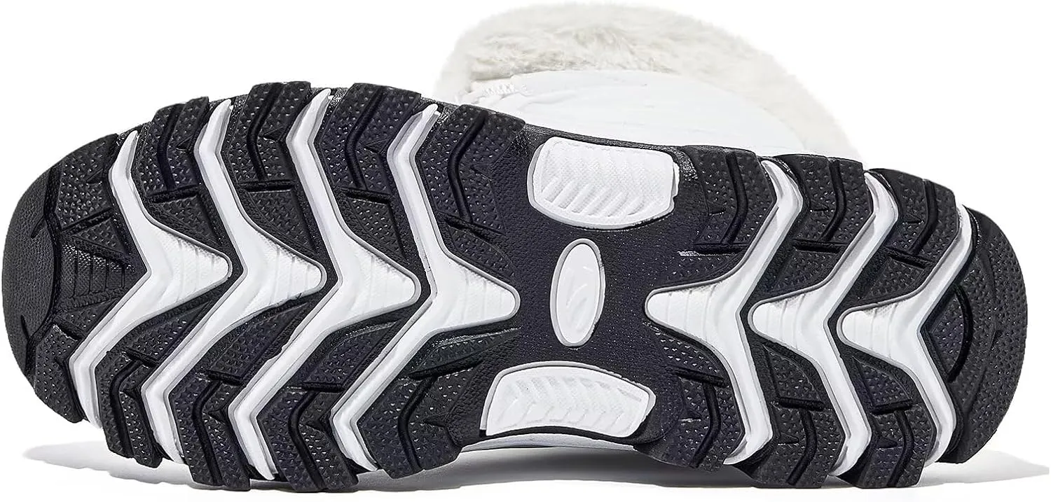 HOBIBEAR Women's Waterproof Winter Snow Boots Lightweight Anti-Slip Warm Outdoor Mid-Calf Booties