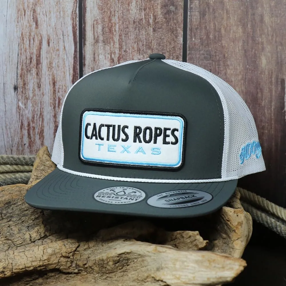 HOOEY Cactus Ropes Adjustable Snapback Trucker Mesh Back Hat