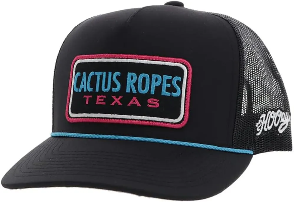 HOOEY Cactus Ropes Adjustable Snapback Trucker Mesh Back Hat
