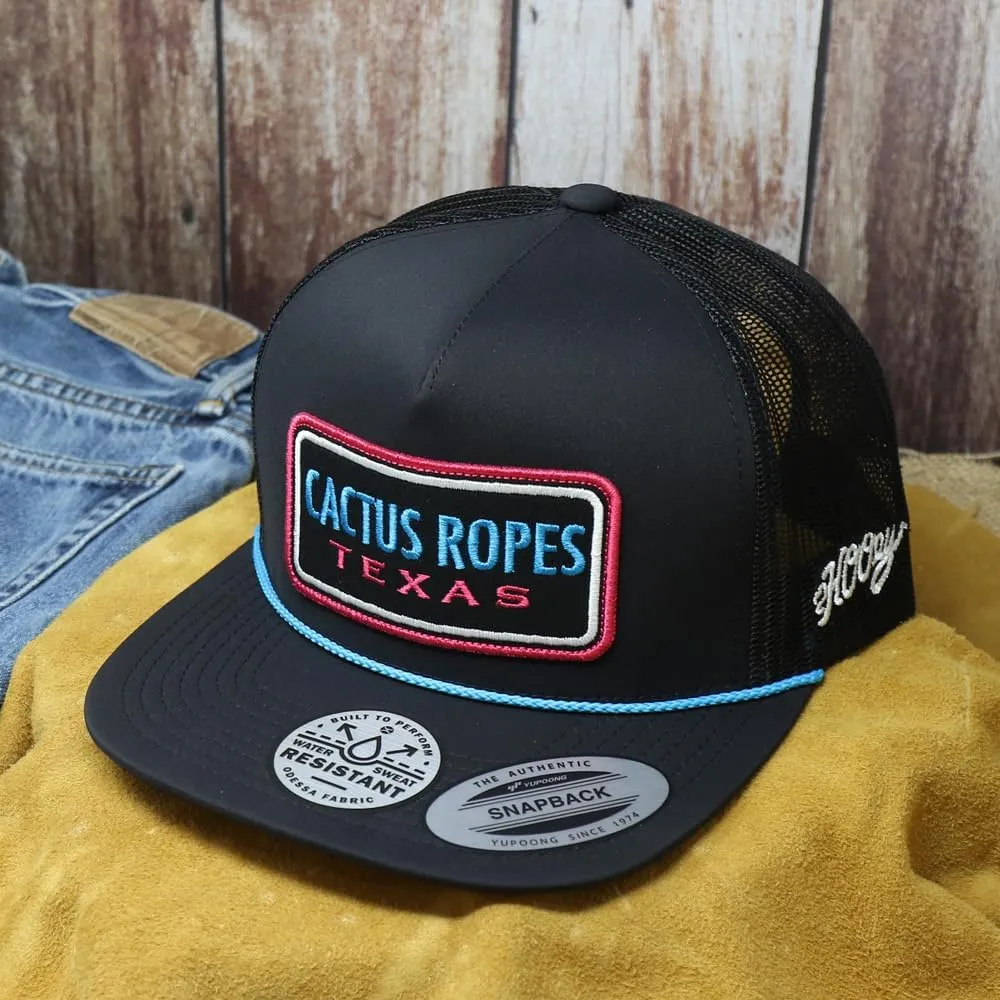 HOOEY Cactus Ropes Adjustable Snapback Trucker Mesh Back Hat