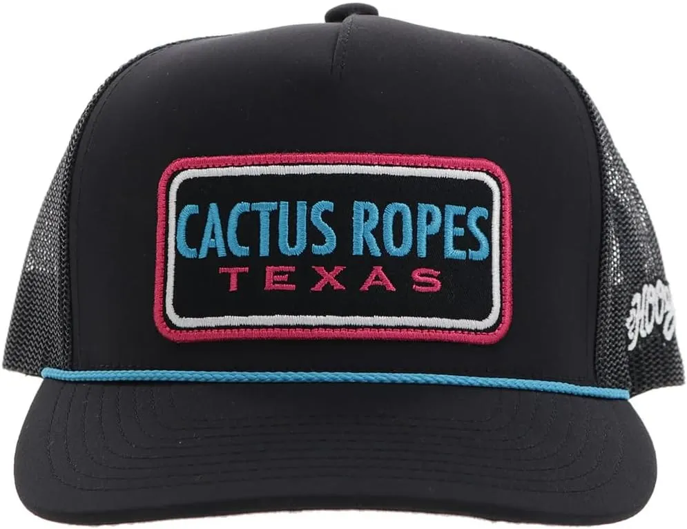 HOOEY Cactus Ropes Adjustable Snapback Trucker Mesh Back Hat