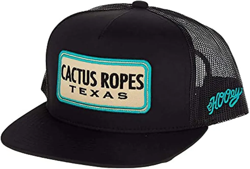 HOOEY Cactus Ropes Adjustable Snapback Trucker Mesh Back Hat