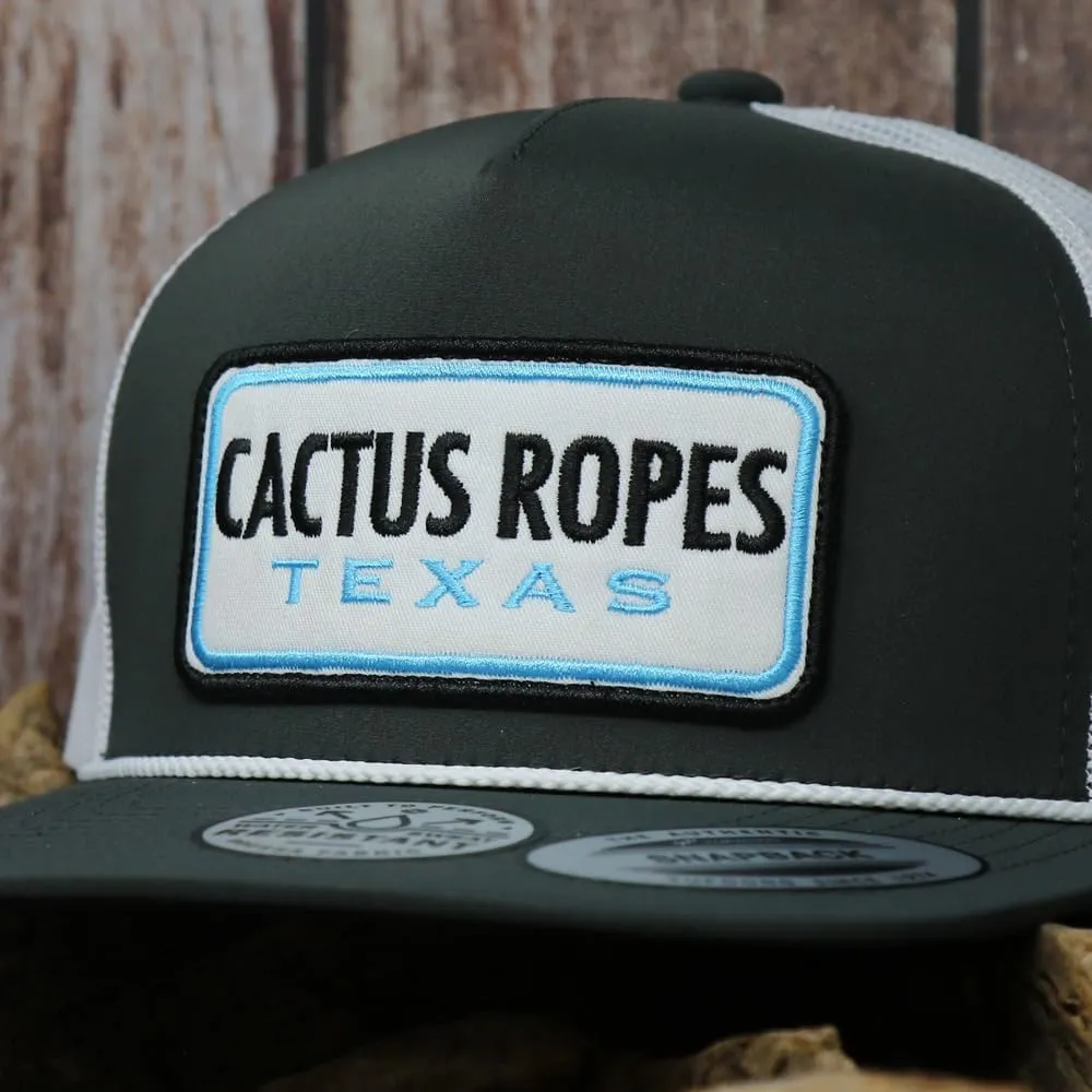 HOOEY Cactus Ropes Adjustable Snapback Trucker Mesh Back Hat