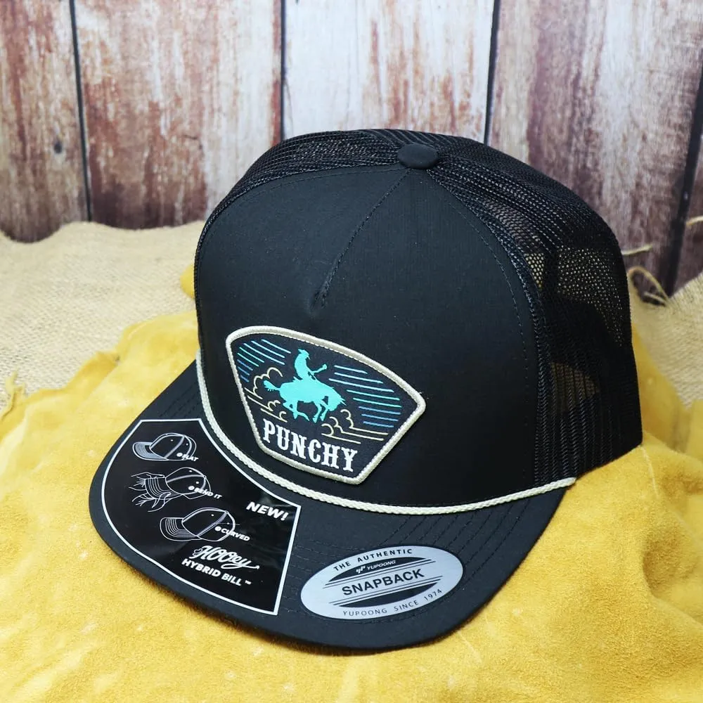 HOOEY Men's Cavvy Punchy Adjustable Snapback Hat