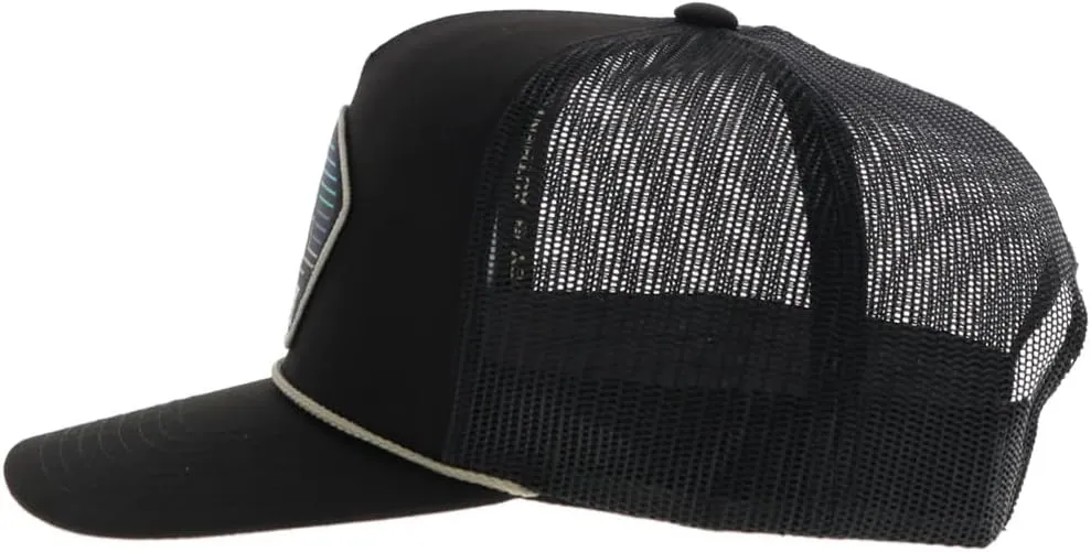 HOOEY Men's Cavvy Punchy Adjustable Snapback Hat