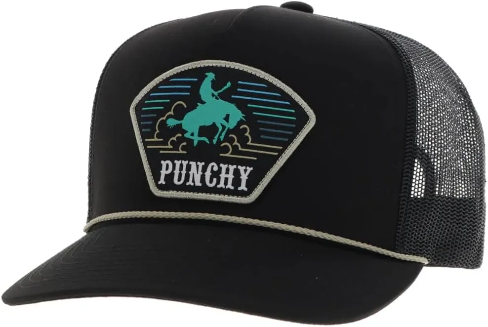 HOOEY Men's Cavvy Punchy Adjustable Snapback Hat