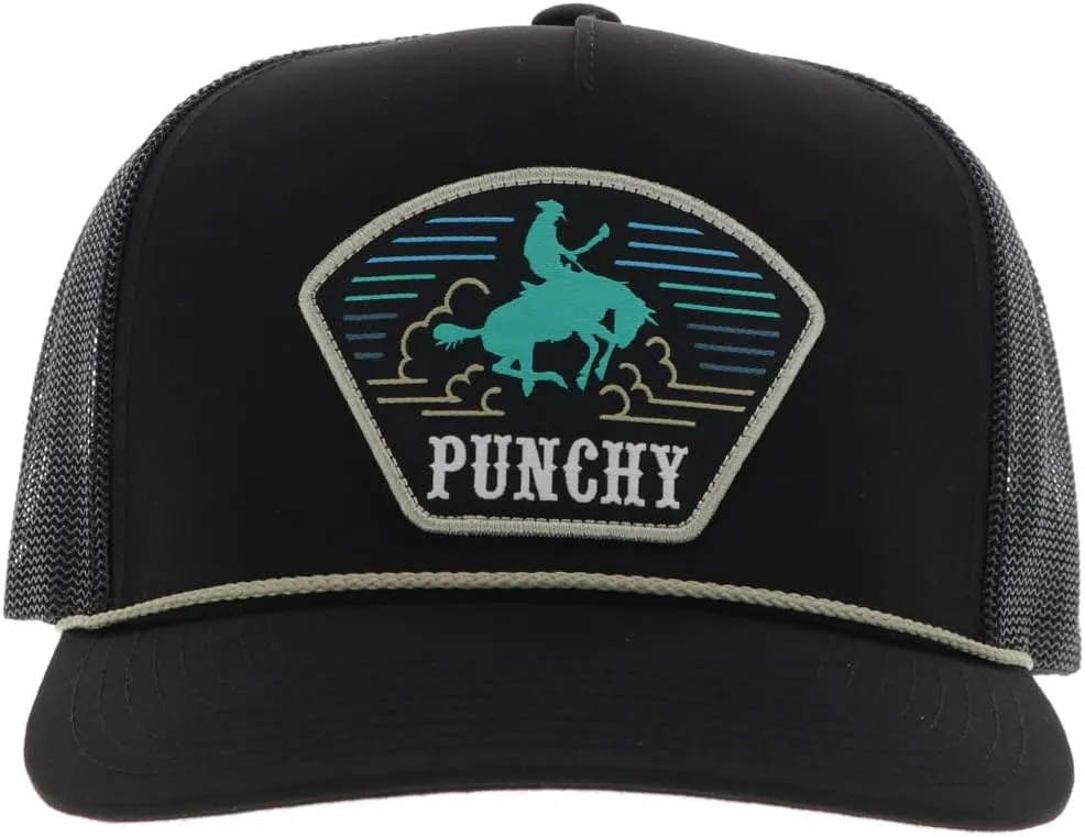 HOOEY Men's Cavvy Punchy Adjustable Snapback Hat