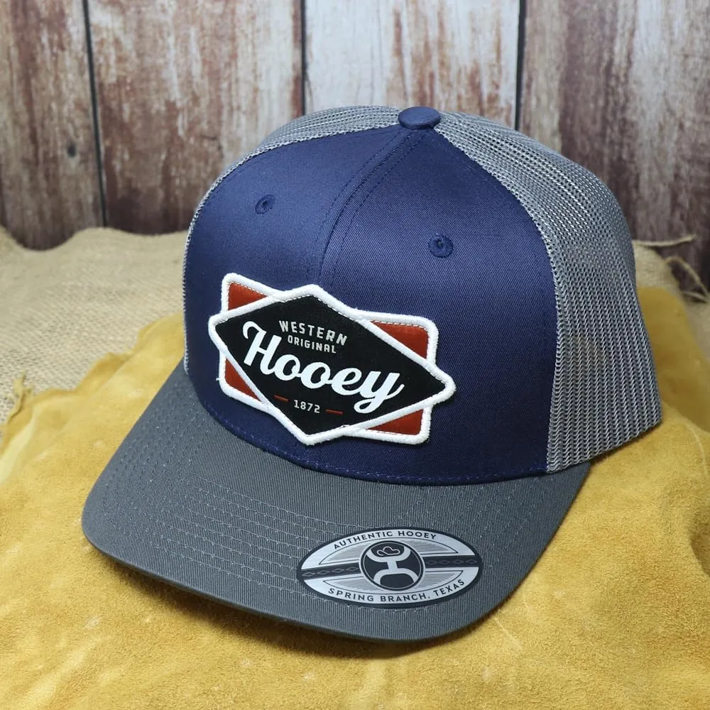 HOOEY Men's Diamond Adjustable Snapback Hat