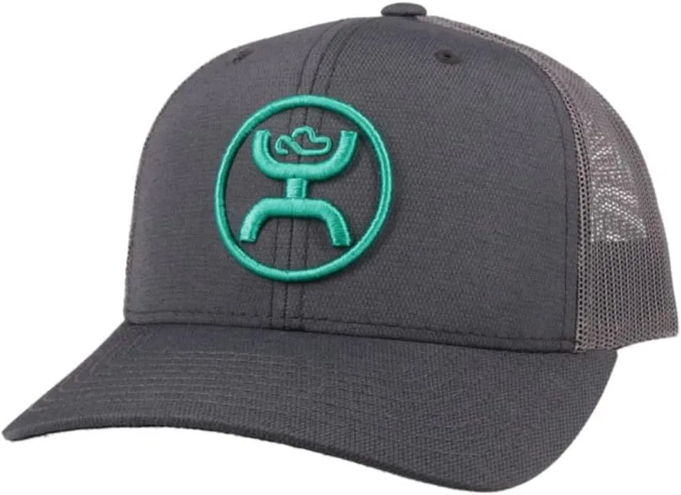 HOOEY O Classic 6-Panel Adjustable Trucker Hat w/Logo