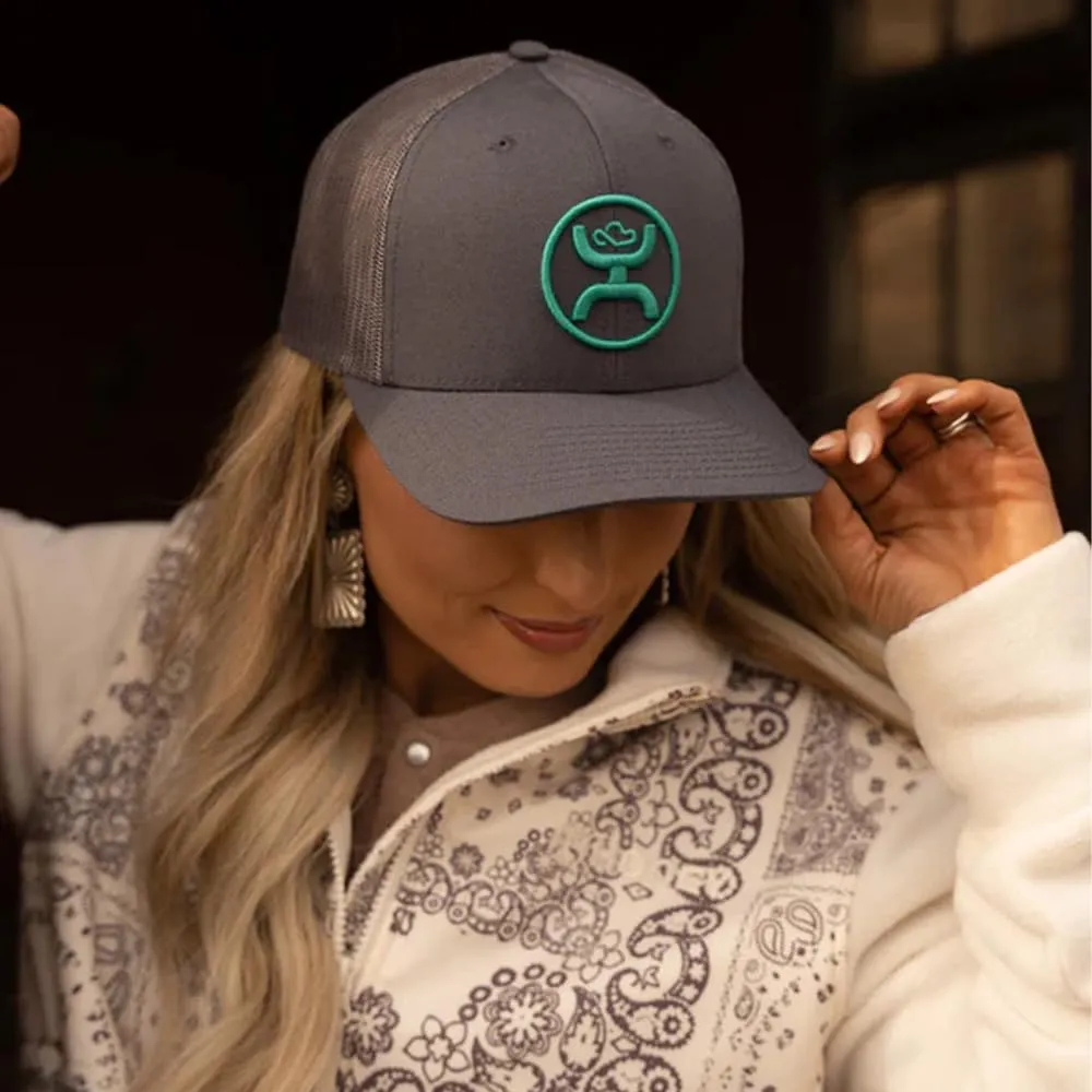 HOOEY O Classic 6-Panel Adjustable Trucker Hat w/Logo