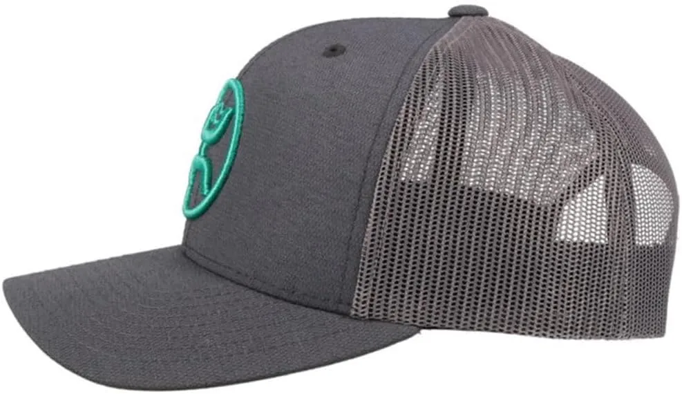 HOOEY O Classic 6-Panel Adjustable Trucker Hat w/Logo