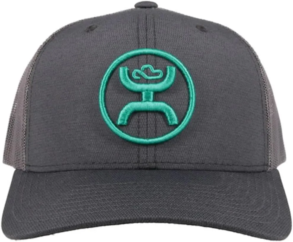 HOOEY O Classic 6-Panel Adjustable Trucker Hat w/Logo