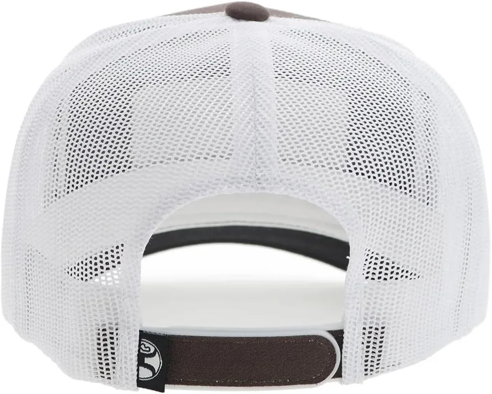 HOOEY Sudan Adjustable Snapback Trucker Mesh Back Hat with Logo