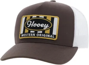 HOOEY Sudan Adjustable Snapback Trucker Mesh Back Hat with Logo
