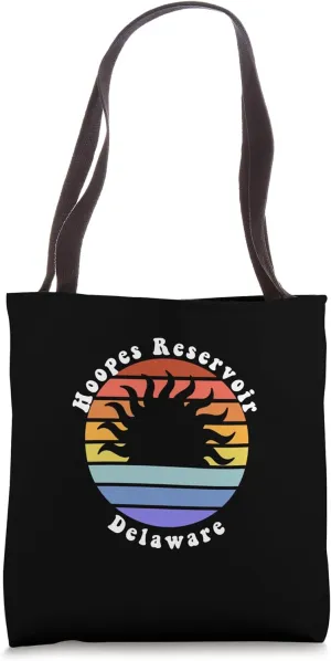 Hoopes Reservoir Lake Delaware DE Sunrise Vacation Souvenir Tote Bag