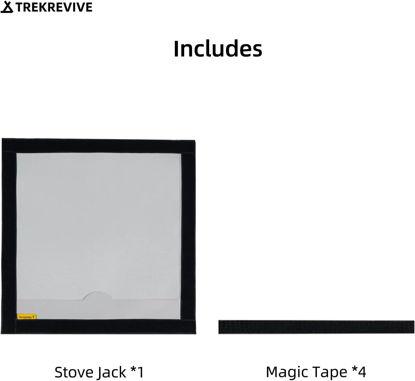 Hot Tent Stove Jack with Rain Flap 13.7x13.7''/35x35cm (Dia.DIY)