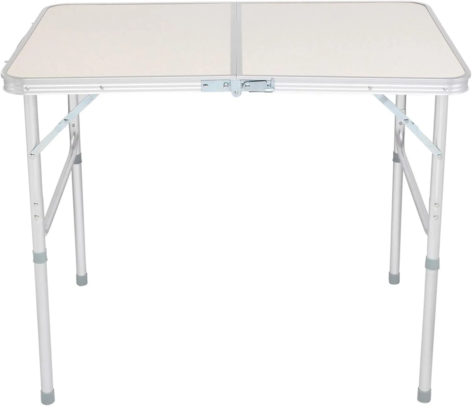 Huamei, 35 x 23 x 27inch Folding Camping Table, Aluminum Ultralight Height Adjustable Camp Table, Small Folding Table 2 Heights for Family reunions, picnics, Camping Trips, or barbecues