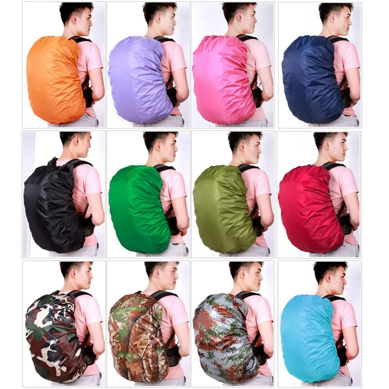 HULIANFU Portable Rainproof Backpack 1 Pcs Rucksack Bag Rain Cover Travel Camping Waterproof Dust Outdoor Climbing  Backpack Cover