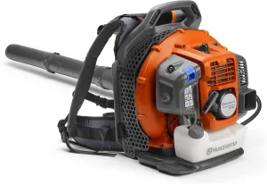 Husqvarna 150BT Gas Leaf Blower, 51-cc 2.16-HP 2-Cycle Backpack Leaf Blower, 765-CFM, 270-MPH, 22-N Powerful Clearing Performance and Ergonomic Harness System, 970466901